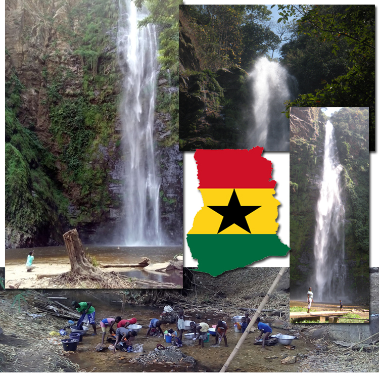 Ontdek Ghana Watervallen van Wli nieuw
